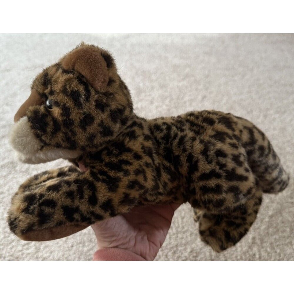 Vintage Aurora Leopard Cat Cheetah Plush 11" Stuffed Toy Lovey